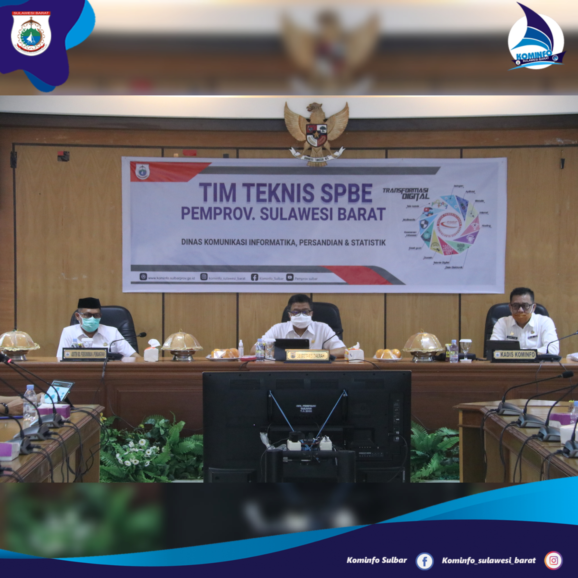 audiensi bersama Tim Teknis Sistem Penyelenggaraan Pemerintahan Berbasis Elektronik (SPBE),