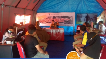 Rapat tersebut merupakan rapat perdana pasca gempa bumi berkekuatan 6,2 magnitudo 15 Januari 2021
