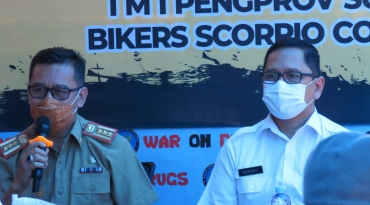 Informasi dan Edukasi melalui Talkshow/Tatap Muka kepada IMI Pengprov Sulbar dan Bikers Scorpio Community