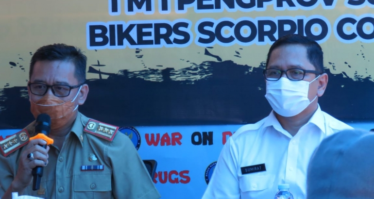 Informasi dan Edukasi melalui Talkshow/Tatap Muka kepada IMI Pengprov Sulbar dan Bikers Scorpio Community