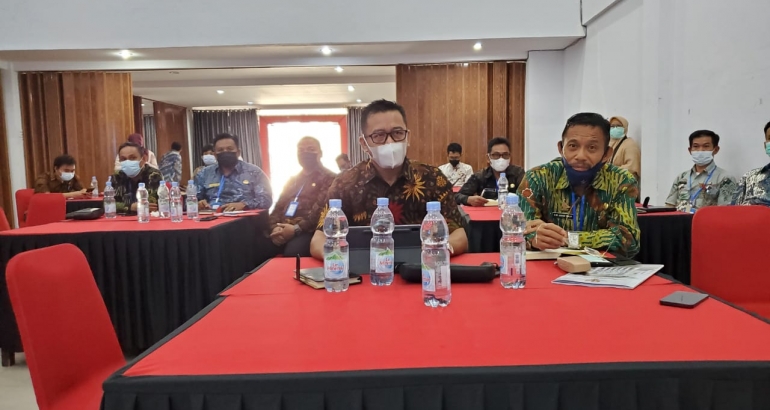 Kepala Dinas Kominfopers, Safaruddin mengikuti Workshop Pendampingan Penilaian Kepatuhan Penyelenggara Pelayanan Publik