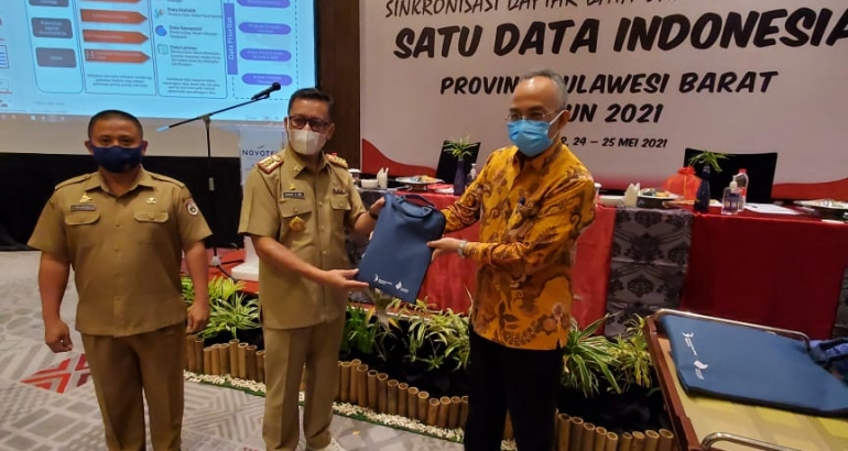 Sinkronisasi Satu Data Indonesia Provinsi Sulbar tahun 2021