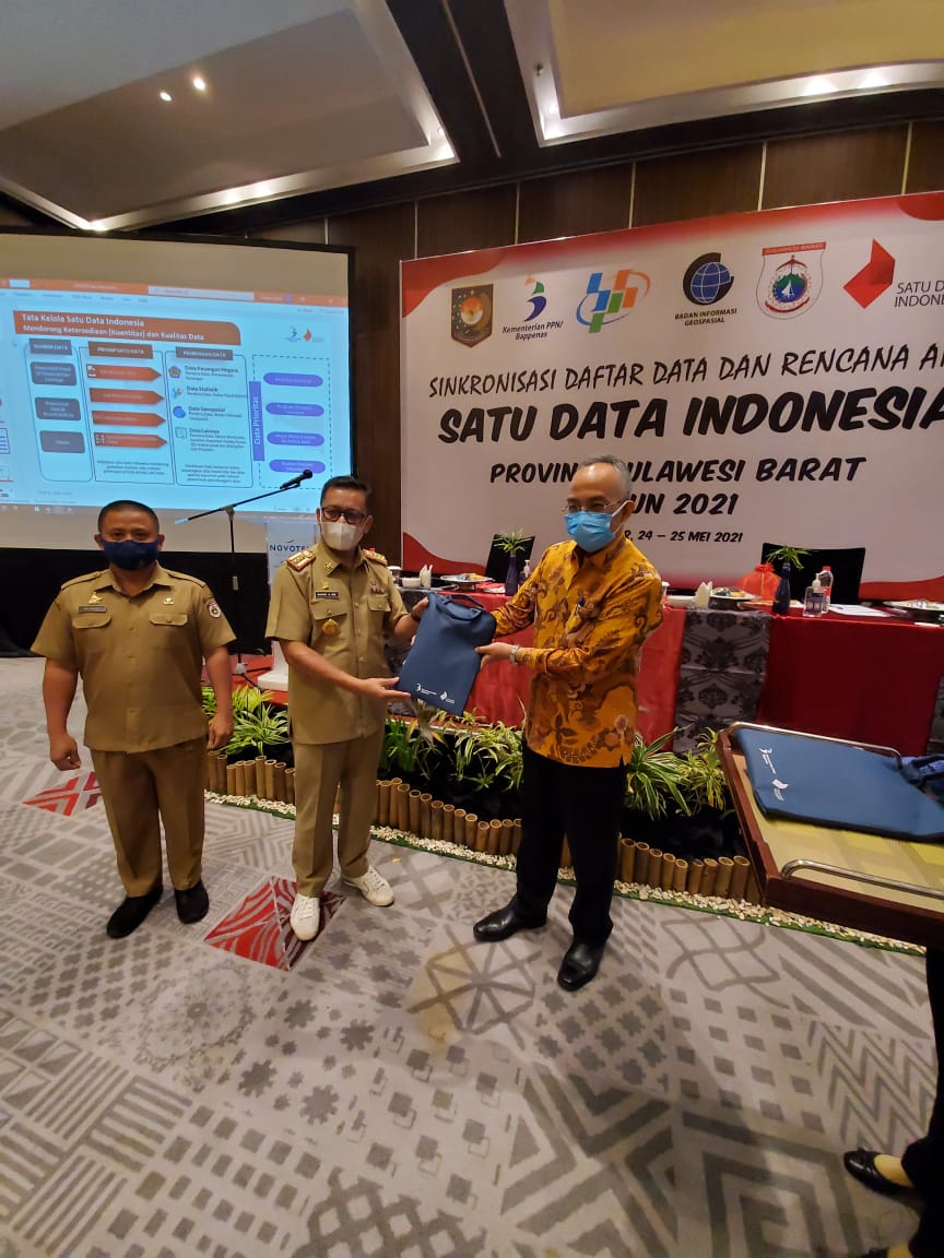 Sinkronisasi Satu Data Indonesia Provinsi Sulbar tahun 2021