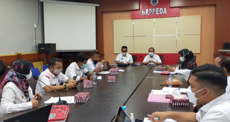 Asistensi Renja 2022 di Kantor Bappeda Sulbar