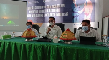Sosialisasi Tahapan dan Mekanisme Kegiatan  Statistik Sektoral untuk Menunjang Satu Data Indonesia