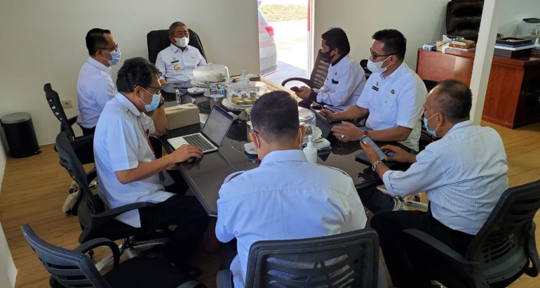 rapat terkait pembuatan film sejarah pahlawan nasional Ibu Hj.Andi Depu