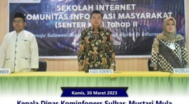Kegiatan Sekolah Internet Komunitas Informasi Masyarakat (Senter KIM) Tahap II