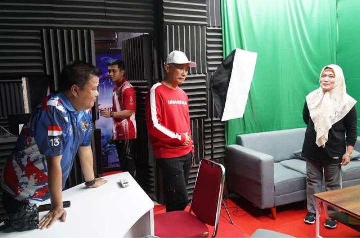 Pj. Gubernur Sulbar Berkunjung di Studio Sandeq TV