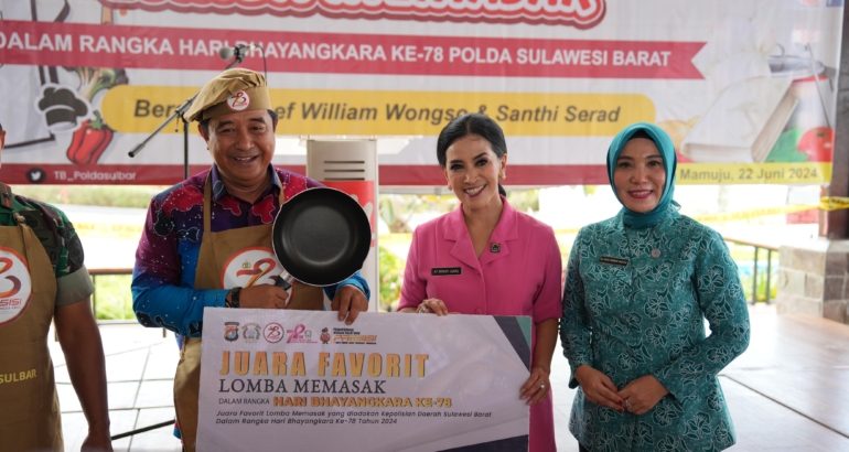 Menginsipirasi Karena Angkat Ketahanan Negara, PJ Bahtiar Apresiasi Lomba Memasak Polda Sulbar