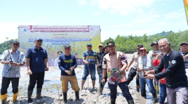 PJ Bahtiar Bersama Forkopimda Kompak Galakkan Penanaman Mangrove