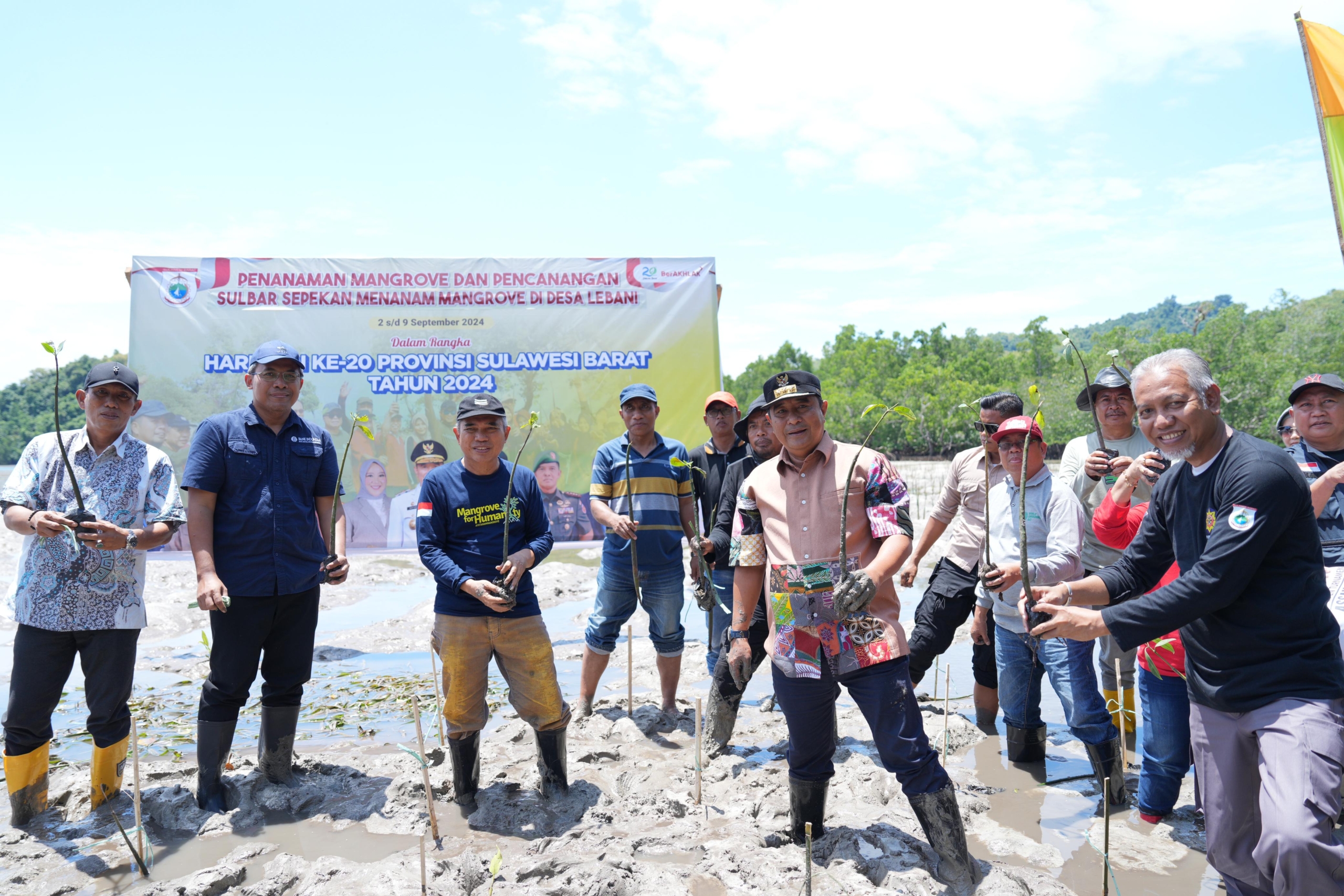 PJ Bahtiar Bersama Forkopimda Kompak Galakkan Penanaman Mangrove