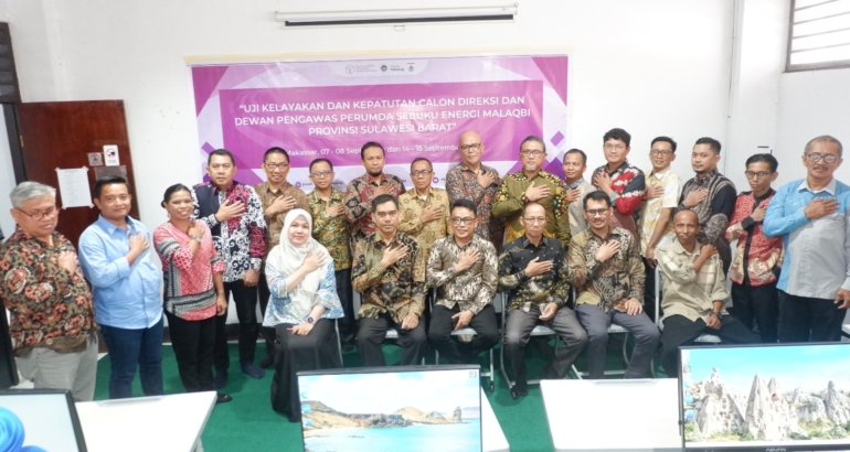 Pemprov Sulbar Kerja Sama UNM Gelar Uji Kelayakan dan Kepatutan bagi Calon Dewan Pengawas dan Direksi Perumda Sebuku Energi Malaqbi