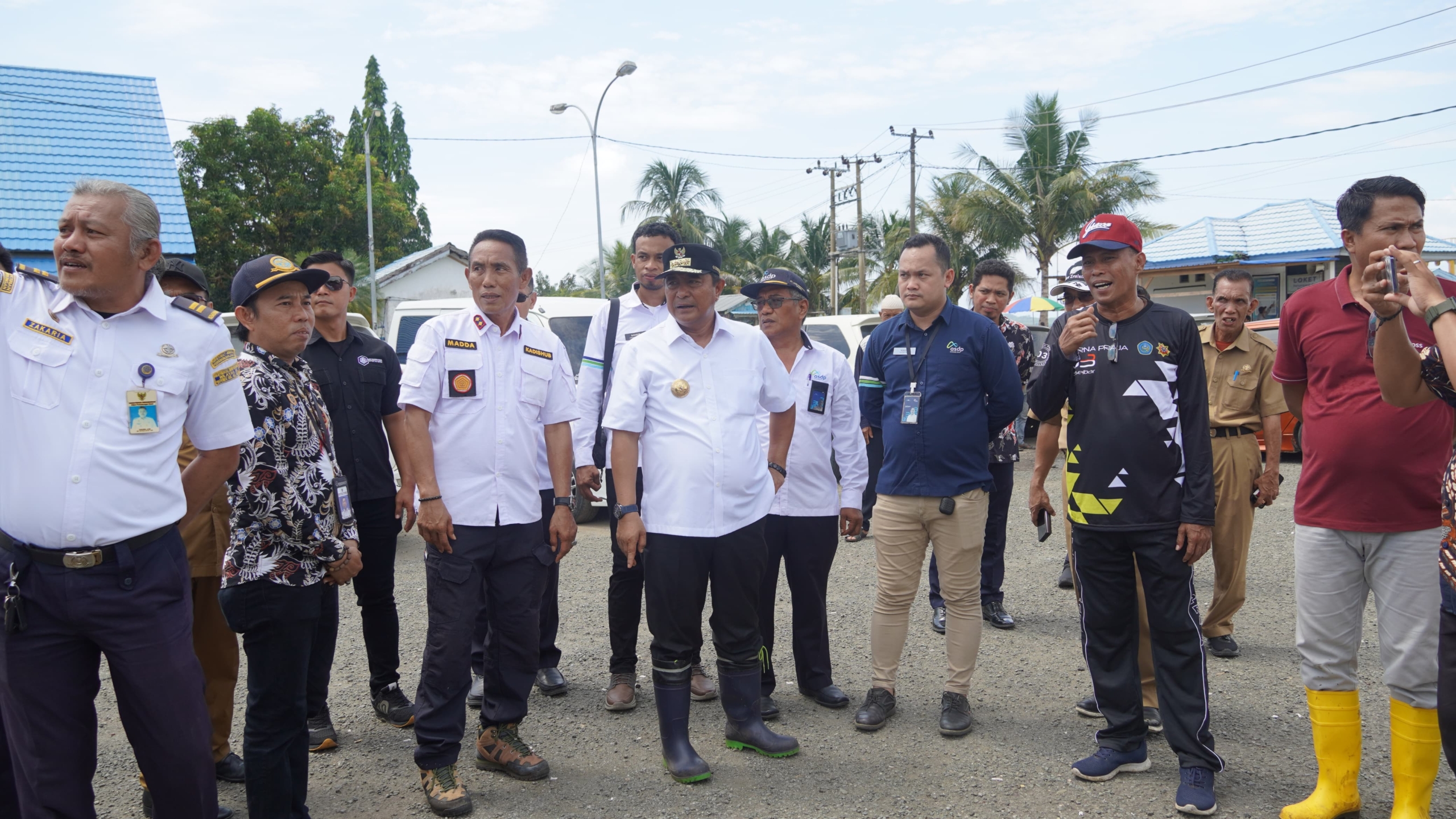 Pj Bahtiar Temui Pihak ASDP,   Aktivitas Penyeberangan Kapal Mamuju-Kalimantan Bertambah 2 Kali Sepekan