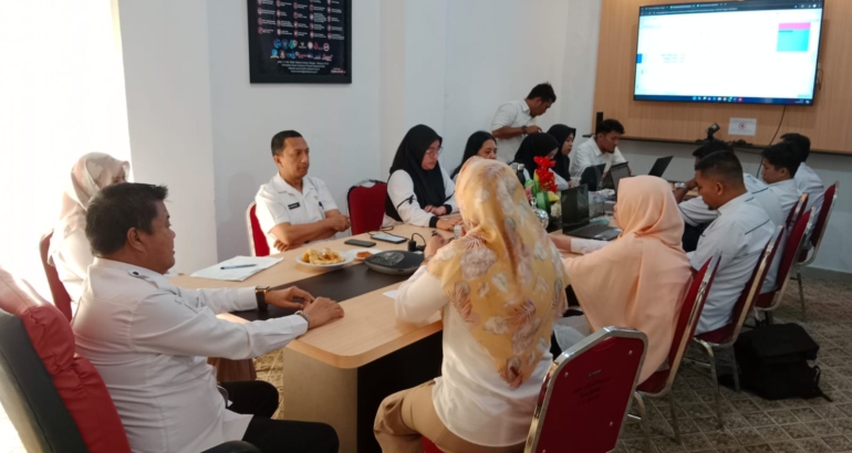 Dinas Kominfo Rapat Evaluasi SPBE