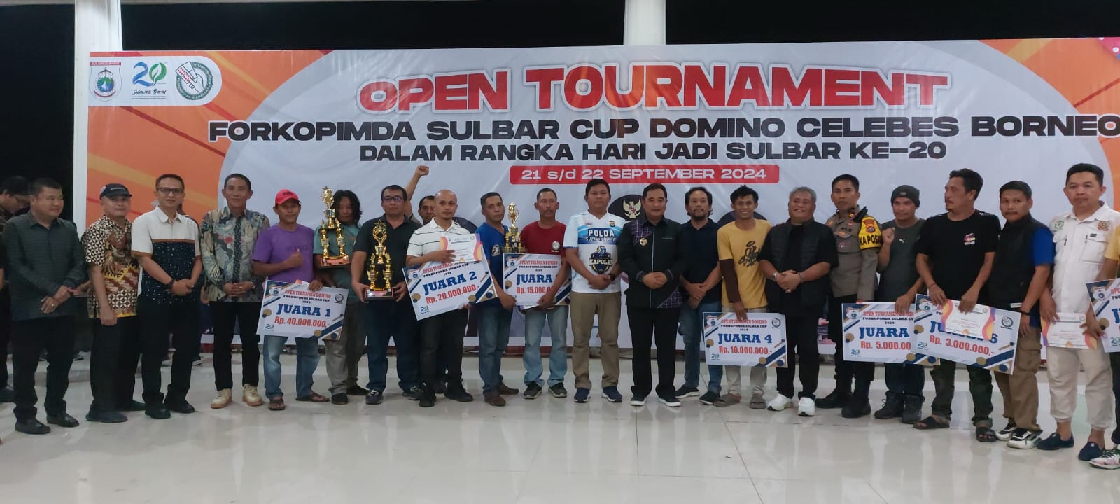 Penutupan Open Tournament Forkopimda Sulbar