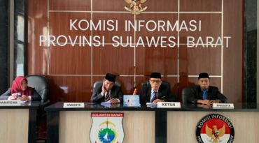 Agenda Pembacaan Putusan, Tiga Sengketa Informasi Dinyatakan Gugur oleh KI Sulbar