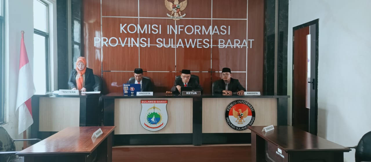KI Sulbar Kembali Sidangkan Lima Permohonan Sengketa Informasi, Agenda Sidang Pembacaan Putusan