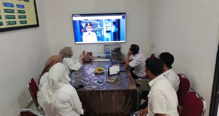 Rakor Internal Tim SPBE Diskominfopers Sulbar, Bahas Indikator Laporan Kinerja Triwulan