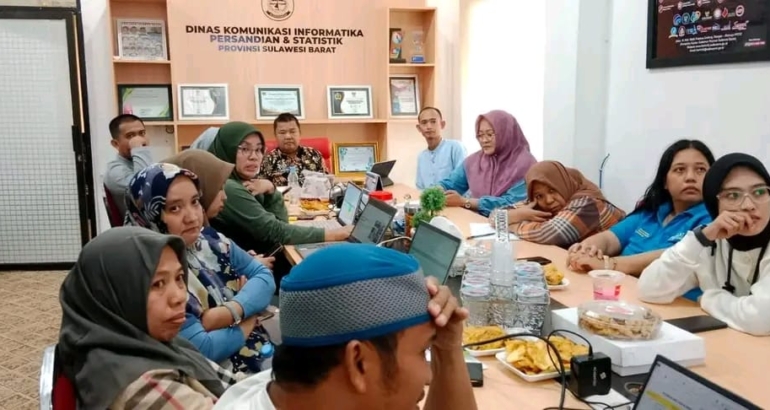 Dinas Kominfo SP Sulbar Tegaskan Komitmen SPBE, Dorong Pemenuhan 30 Indikator