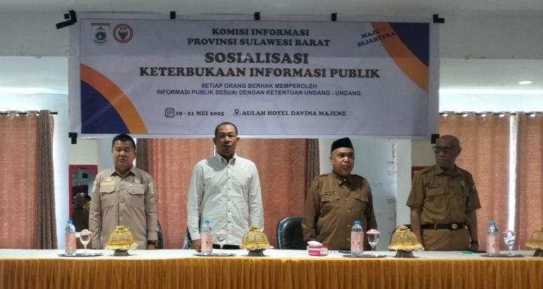 KI dan Kominfo SP Sulbar Dorong Badan Publik di Majene Tingkatkan Pemahaman Hak Akses Informasi Publik melalui Sosialisasi KIP