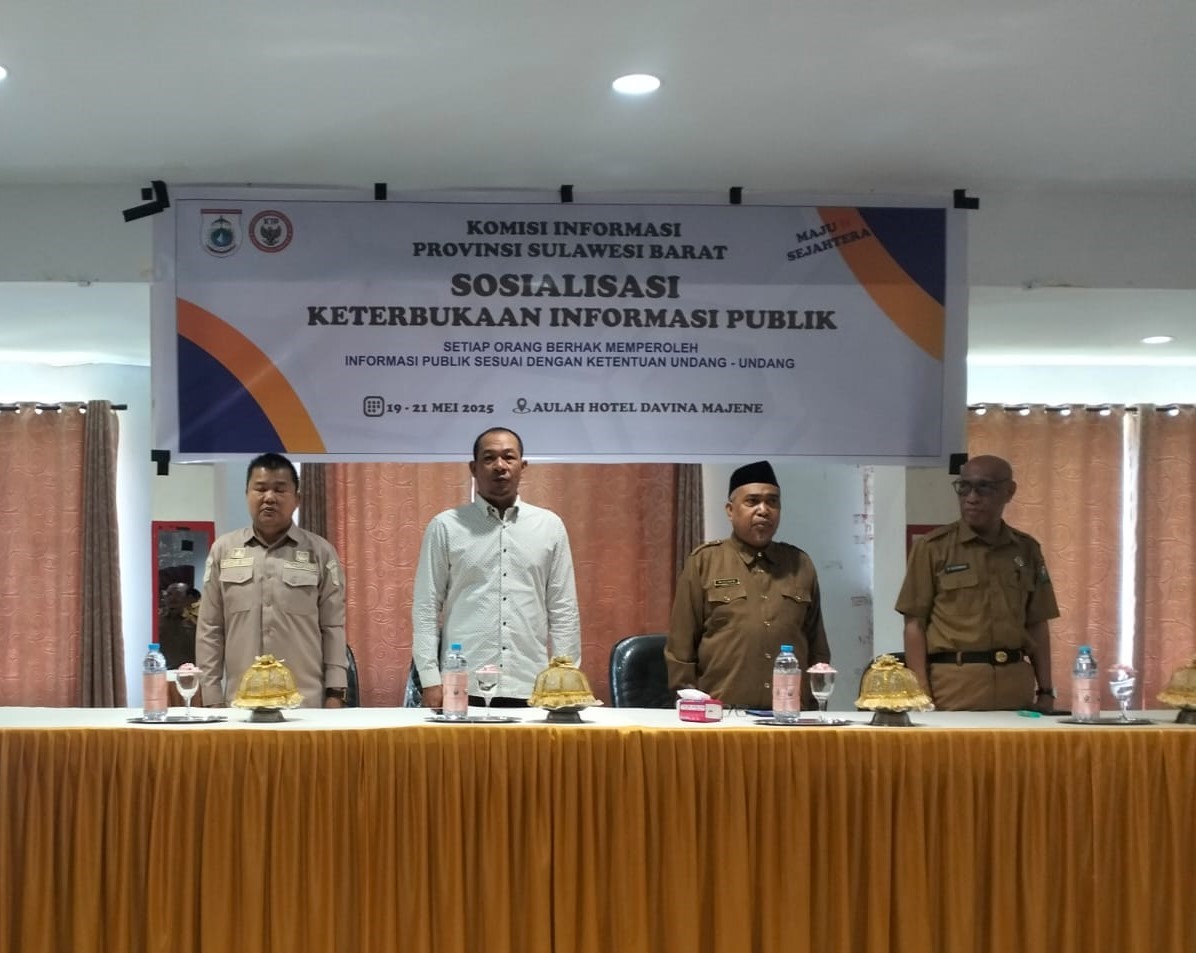 KI dan Kominfo SP Sulbar Dorong Badan Publik di Majene Tingkatkan Pemahaman Hak Akses Informasi Publik melalui Sosialisasi KIP