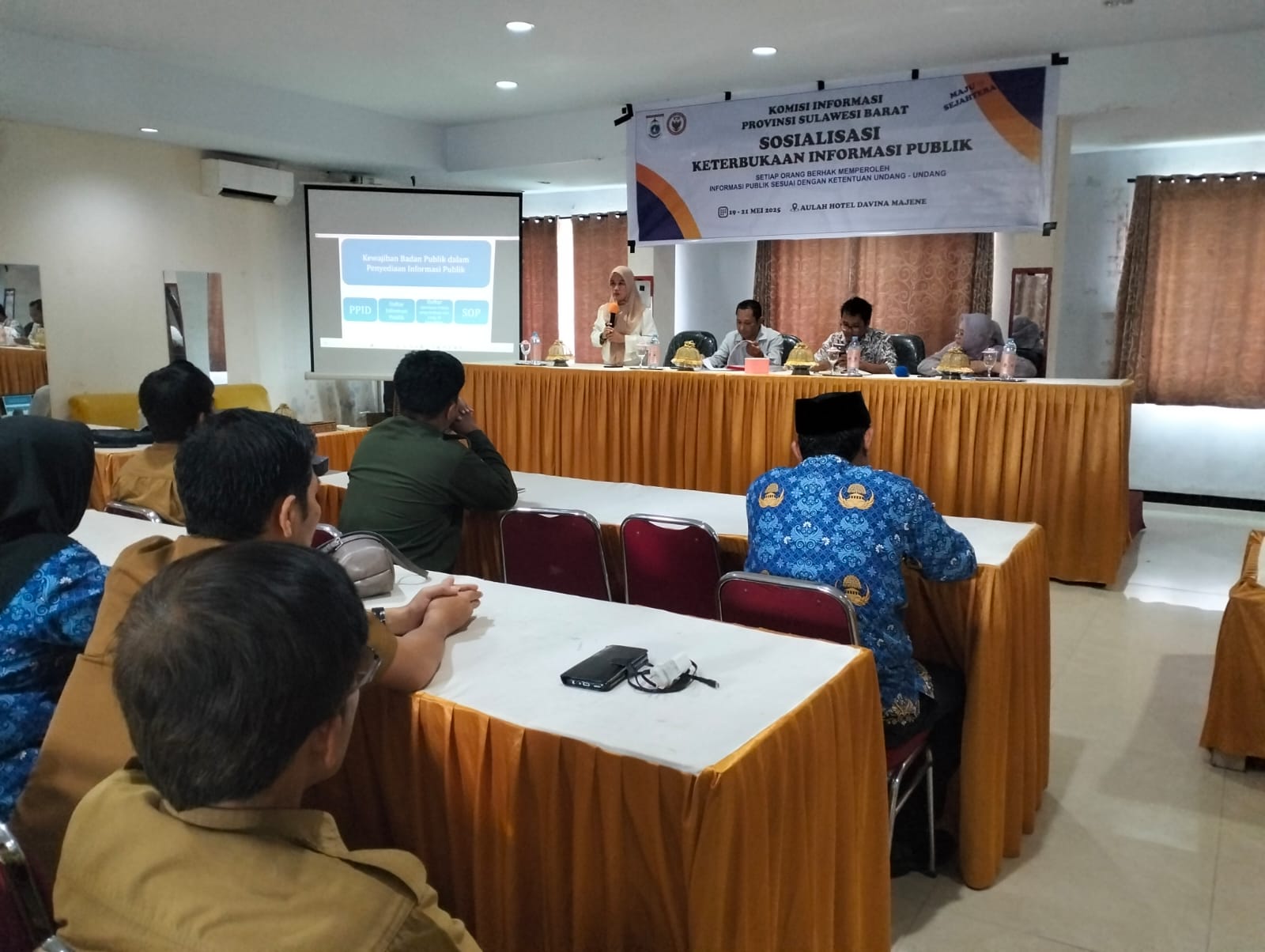 Kepala Bidang IKP Dinas Kominfo SP Sulbar Tekankan Pentingnya Keberadaan PPID dan Website OPD dalam Wujudkan Keterbukaan Informasi