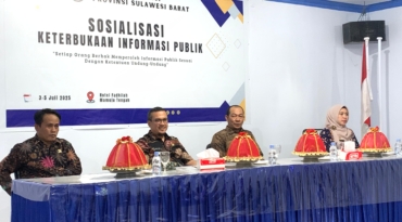 Kominfo Sulbar Kolaborasi KI Gencar Sosialisasikan KIP, Kali ini di Kabupaten Mateng