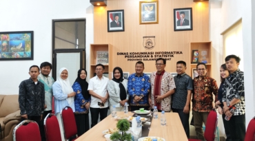 Terima Kunjungan Komisi I DPRD Sulteng, Kominfo Sulbar Bagi Informasi Mekanisme Seleksi Calon Komisioner KIP