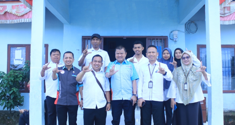 Kominfo Sulbar dan Kominfo Mateng Tinjau Desa Wae Puteh sebagai Pilot Project Desa Digital